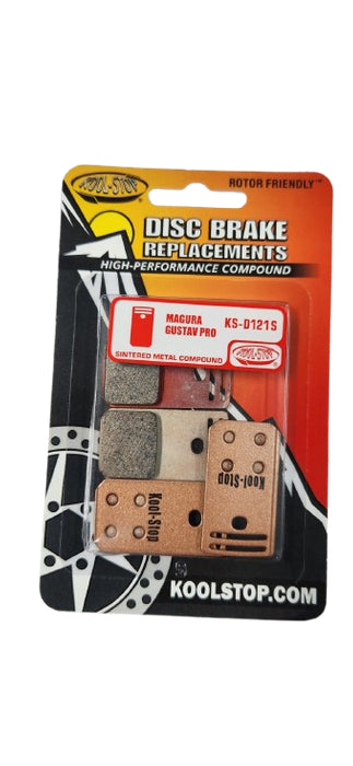 Kool Stop KS-D121S Disc Brake Pads — Metallic Compound / Copper Plate / Magura