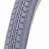 Wheelchair Wire Bead Tyre  — 22 x 1 3/8" (37-501) / Grey / Grey Wall