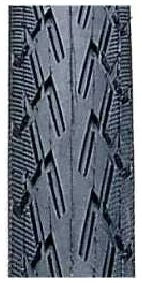Commuter Wire Bead Tyre  — 26 x 1.75" (47-559) / Reflective / Black Wall