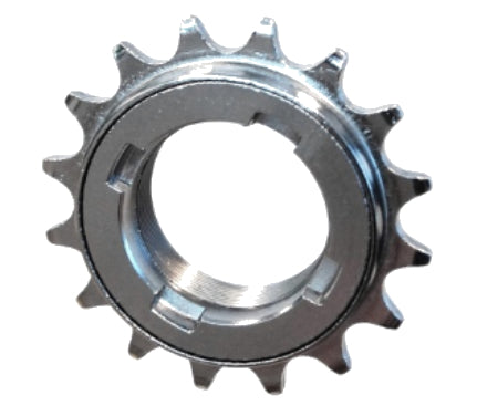 Dicta Singlespeed Freewheel — 1/8" x 17t / ISO (1.375" x 24tpi) / Ez-Off / Silver