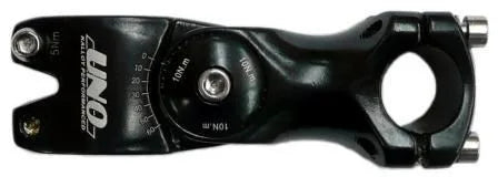 Kalloy Adjustable Threadless Stem — 1 1/8" (28.6mm) Steerer / 110mm x 0-60° / 25.4mm Bar / Alloy / Black