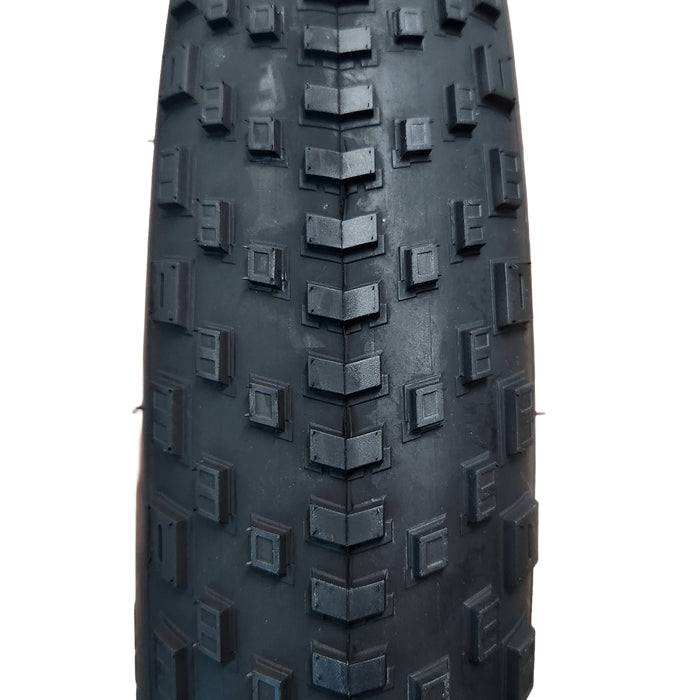 Wanda Super Fat Knobby Wire Bead Tyre  — 24 x 4.00" (100-507) / Black Wall