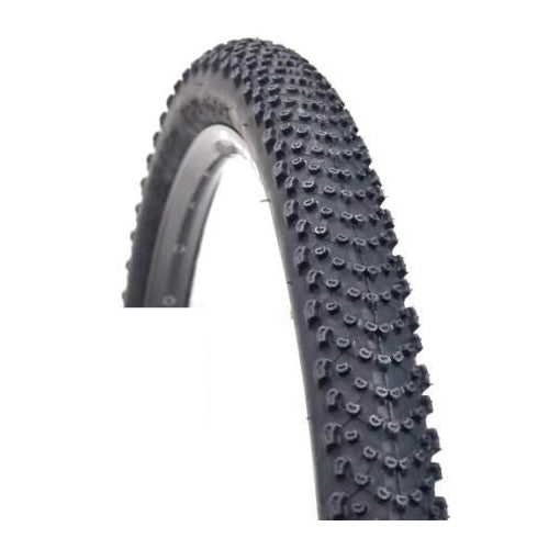 Block Pattern Wire Bead Tyre  — 29 x 2.10" (54-622) / Black Wall
