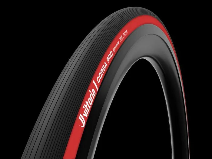 Vittoria Corsa Pro Tubeless Tyre  — 700 x 28c (28-622) / TLR G2.0 / Black Wall