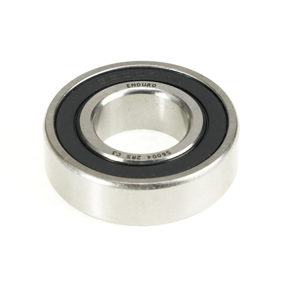 Enduro 6004-2RS SS Bearing — Radial / ABEC 3 / C3 / 20 x 42 x 12mm [1pc]