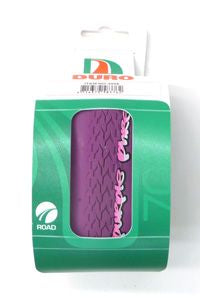 Duro Fixie Pop Folding Tyre  — 700 x 24c (24-622) / Purple / Purple Wall