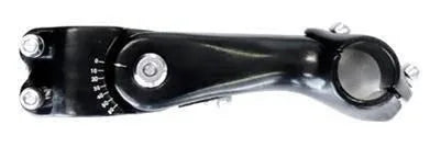 Adjustable Threadless Stem — 1 1/8" (28.6mm) Steerer / 120mm x 0-60° / 25.4mm Bar / Alloy / Black