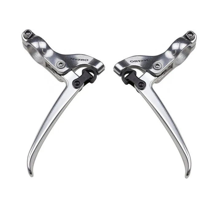 Tektro FL750 Retro Brake Levers — For Canti/Road Caliper / 3 Finger / Alloy / Silver
