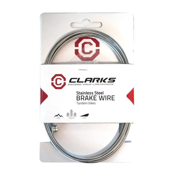 Clarks Tandem Brake Inner Cable — 3060mm Length / Universal (Double Head)