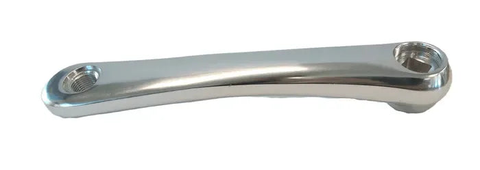 Low Profile Alloy Crank Arm — Left Hand / 170mm / Square Taper (JIS) / Diamond Orientation / Silver