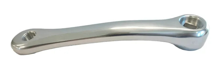 Alloy Crank Arm — Left Hand / 170mm / Square Taper (JIS) / Diamond Orientation / Silver