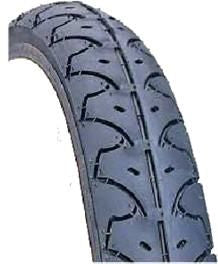 Semi Slick Wire Bead Tyre  — 12 1/2 x 2 1/4" (54-203) / Black Wall