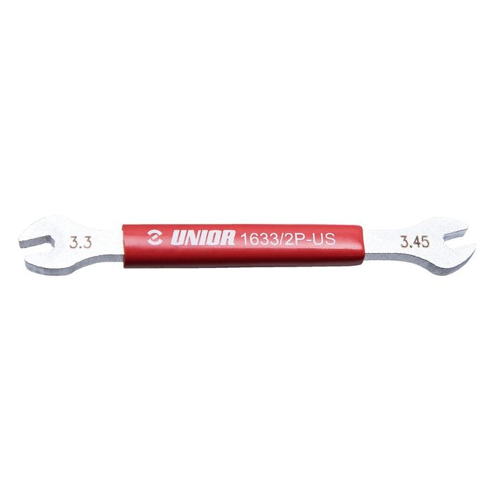Unior Spoke Wrench — 3.3/3.45mm / Square Drive / Red / 624950
