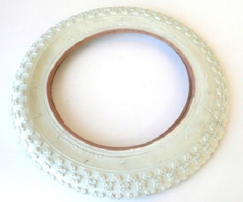 Comp 3 Style Wire Bead Tyre  — 12 1/2 x 2 1/4" (47-203) / White / White Wall