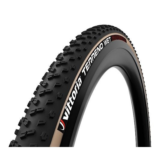 Vittoria Terreno Wet Tubular Tyre — 700 x 33c (33-622) / G2.0 / OEM / Tan Wall