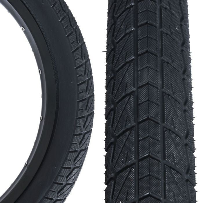 Theory BMX Wire Bead Tyre  — 20 x 2.40" (58-406) / Black Wall
