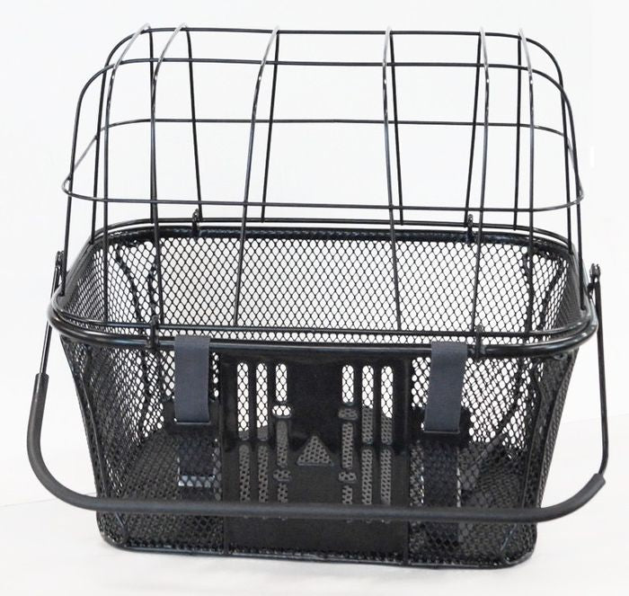 Front Pet Basket — Fixed Mounting / Padded Floor / Anchor Strap / 40x30x35cm