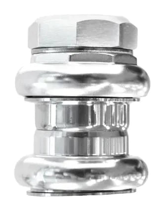 Threaded 1 1/4" Headset — EC37/31.8-26tpi x EC37/33 / Ball Bearing / Silver