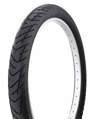Semi Slick Wire Bead Tyre  — 26 x 3.00" (75-559) / Black Wall
