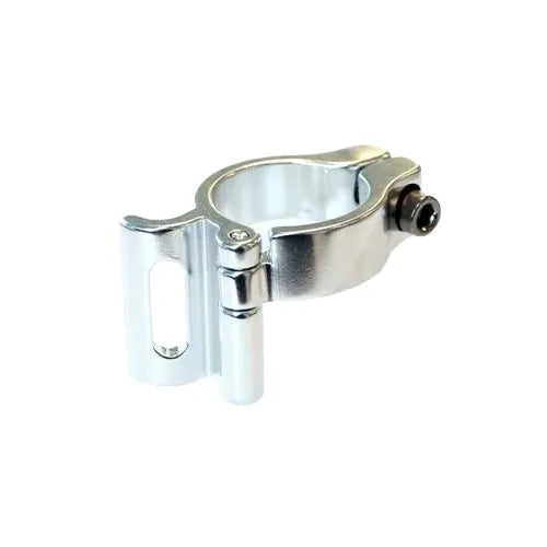 Band Clamp for Braze On Front Derailleur — 28.6mm / Alloy / Silver