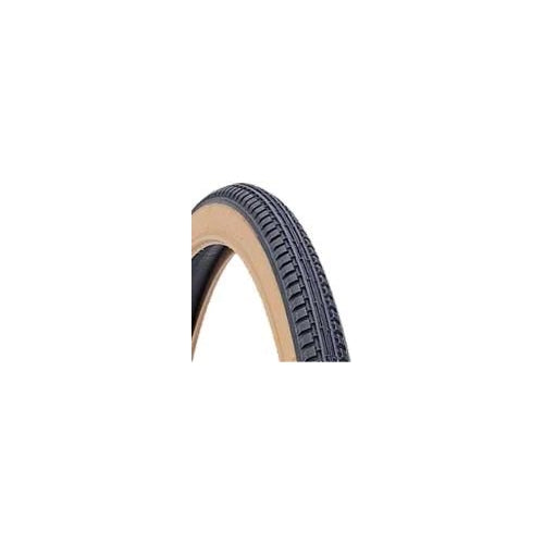 Block Pattern Wire Bead Tyre  — 24 x 1 3/8" / 650A (37-540) / Gum Wall