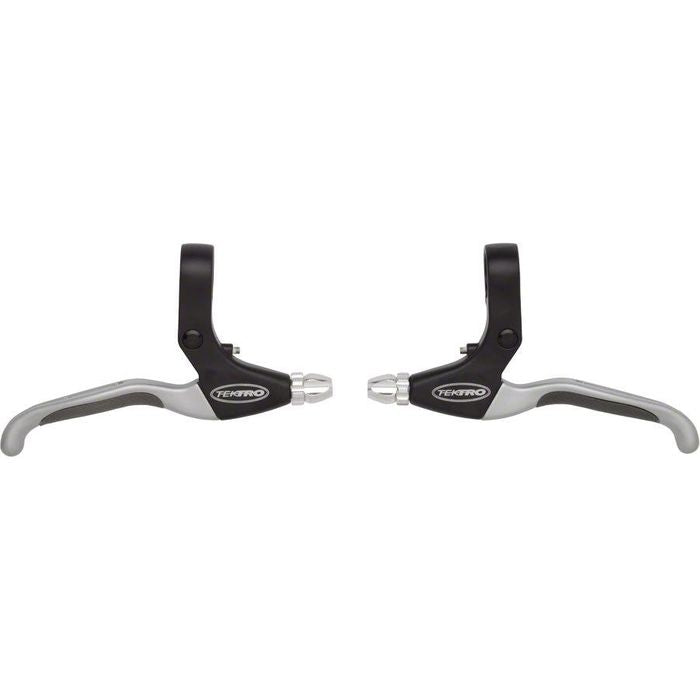 Tektro CL-530TS Brake Levers (Pair) — V-Brake / 4 Finger / Silver Blade