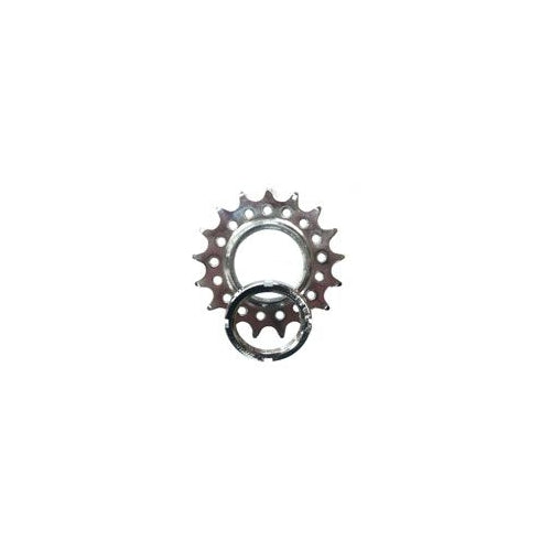 Fixed Sprocket — 1/8" x 18t / Cro-Mo / Silver