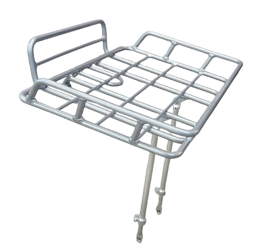Alloy Front Rack — Adjustable For 26-29" Wheels / Silver