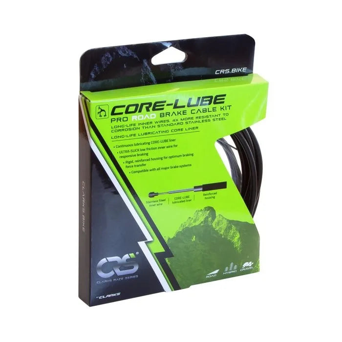 CRS Core Lube Brake Cable Kit — Road / Compressionless/Linear / Black