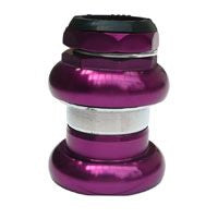 Alloy Threaded 1 1/8" Headset — EC34/28.6-26tpi (25.4 Quill) x EC34/30 / Purple