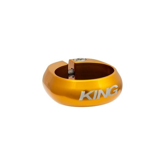 Chris King Seatpost Clamp — 30.0mm / Alloy / Bolt Up / Gold