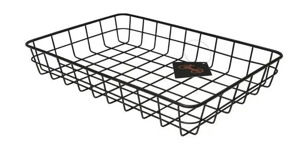 Tanaka Half Basket — Stainless Steel / Black