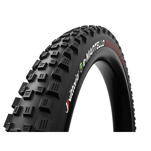 Vittoria e-Martello Enduro Tubeless Tyre  — 27.5 x 2.40" (61-584) / G2.0 / Black Wall