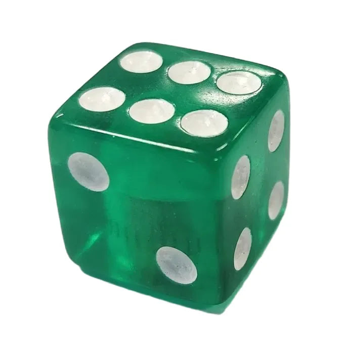Dice Valve Cap — Schrader / Green [1pc]