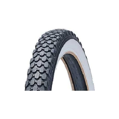Tough Block Wire Bead Tyre  — 24 x 2.10" (54-507) / White Wall