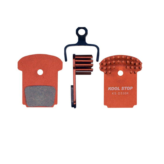 Kool Stop KSD330K Finned Disc Brake Pads — Resin Compound / Steel Plate / Formula