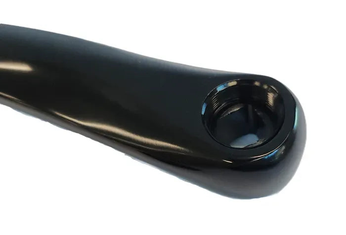 Low Profile Alloy Crank Arm — Left Hand / 152mm / Square Taper (JIS) / Diamond Orientation / Black