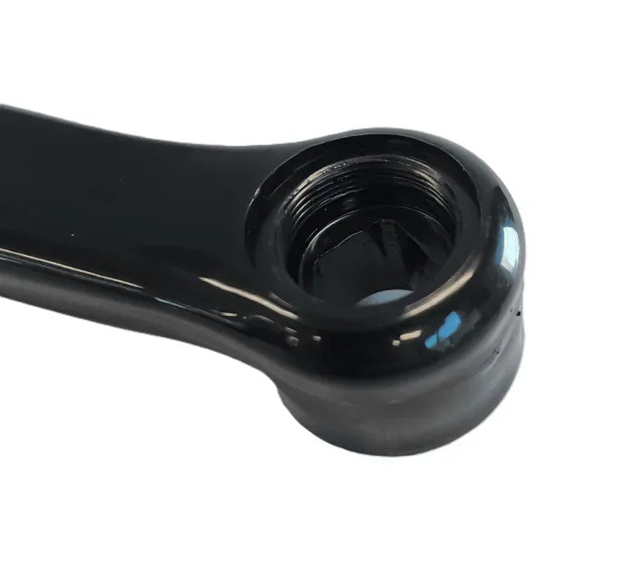 Steel Crank Arm (Plastic Coated) — Square Taper (JIS) / Diamond Orientation / Black