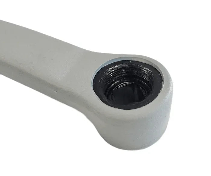 Steel Crank Arm (Plastic Coated) — Left Hand / 170mm / Square Taper (JIS) / Diamond Orientation / Grey