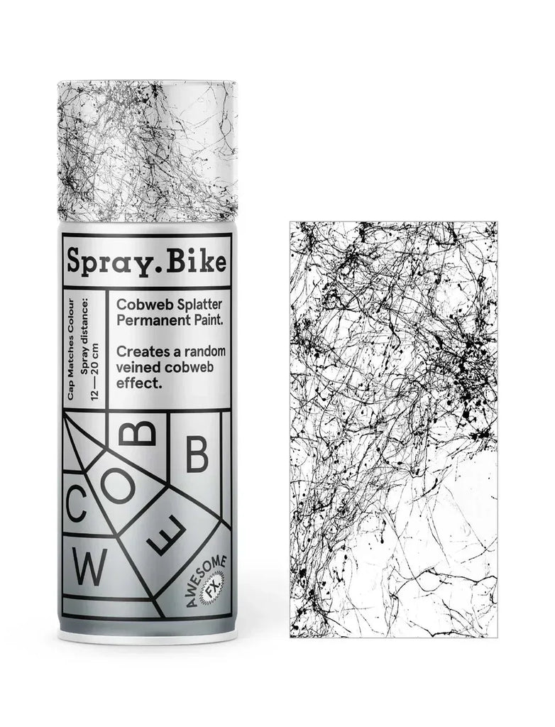 Spray.Bike Cobweb Splatter Black — 400ml