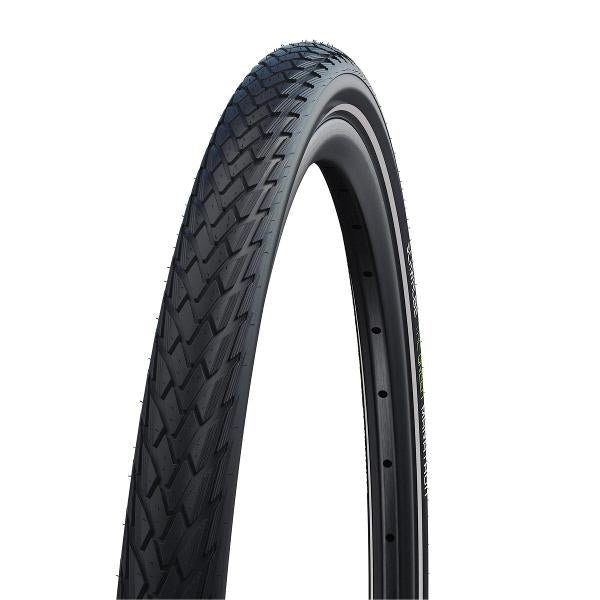 Schwalbe Marathon Wire Bead Tyre  — 26 x 2.00" (50-559) / Reflective / Black Wall