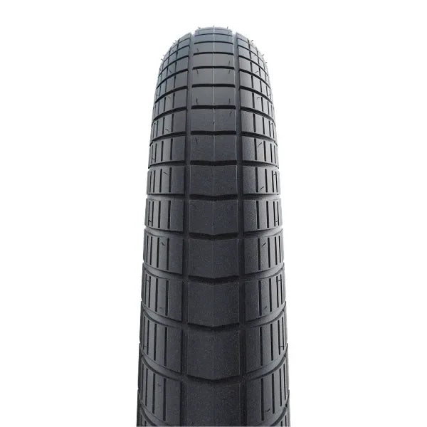 Schwalbe Motion Big Apple Wire Bead Tyre  — 16 x 2.00" (50-305) / ADDIX Green RaceGuard / E-25 / Reflective / Black Wall