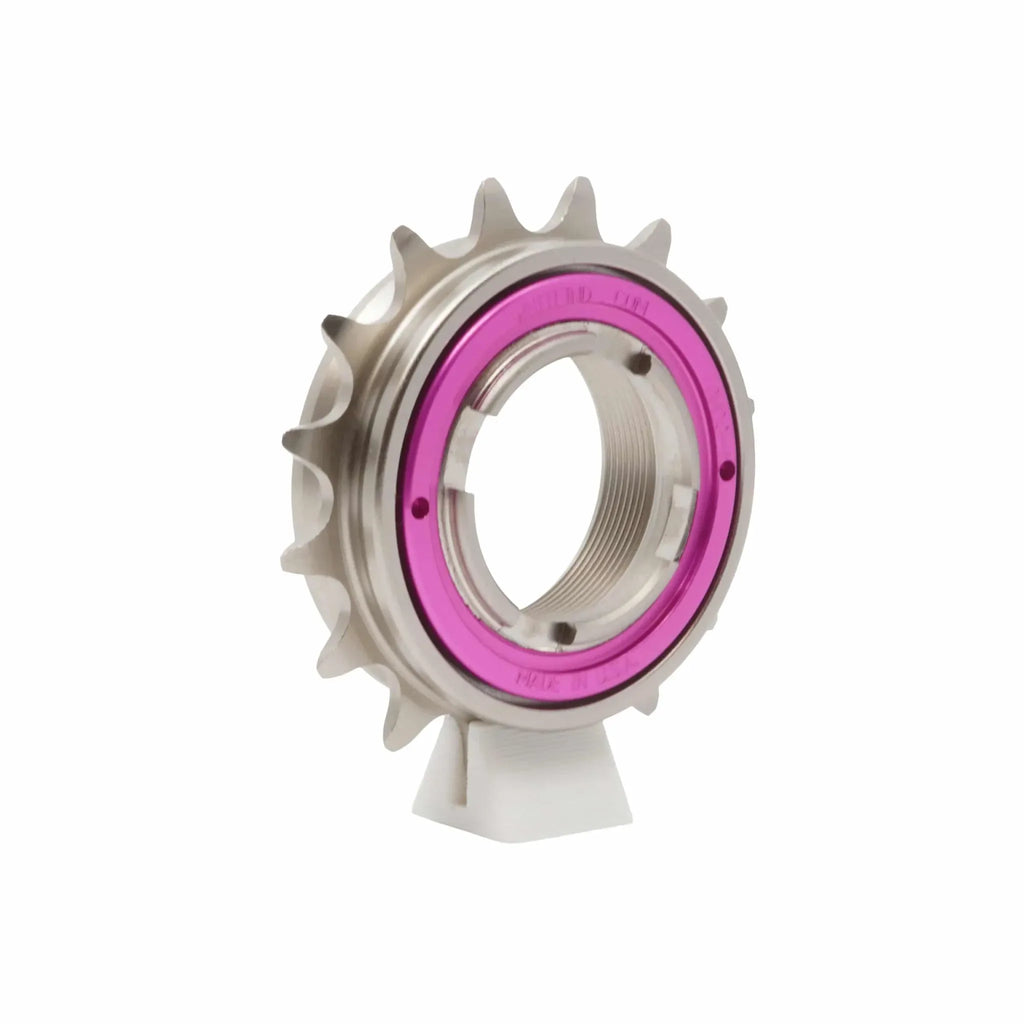 White Industries Freewheel — 16t / Standard Engagement / 1/8" Only / Pink