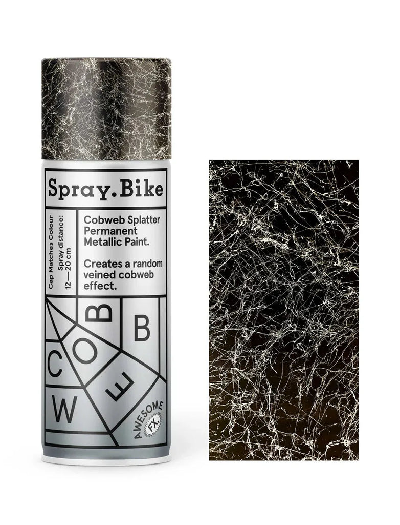 Spray.Bike Cobweb Splatter Silver — 400ml