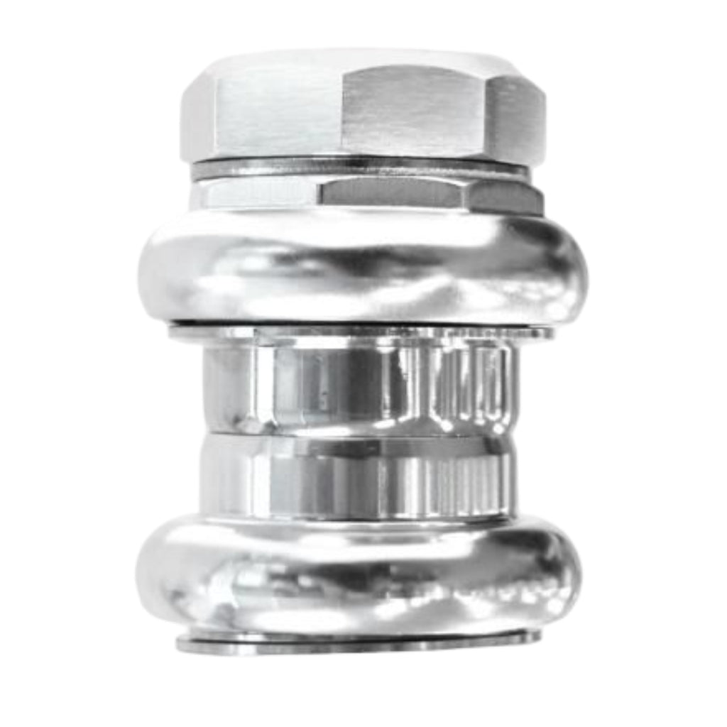 Threaded 1 1/4" Headset — EC37/31.8-26tpi x EC37/33 / Ball Bearing / Silver