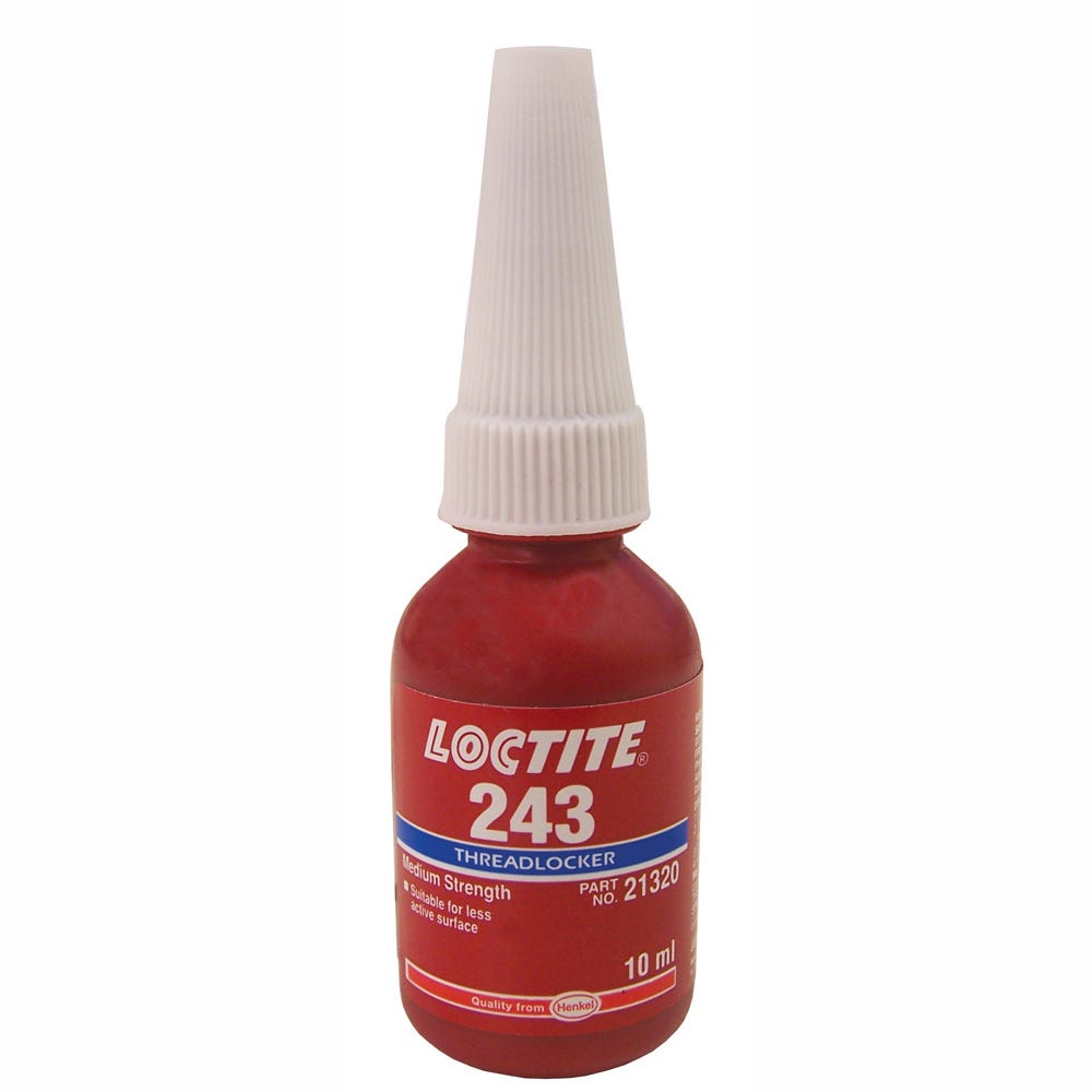 Loctite 243 Super Nut Lock Medium Strength (10ml) The Rocket Surgeon