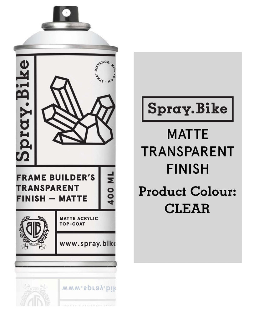 Spray.Bike Frame Builder's Transparent Finish - Matte - 400ml