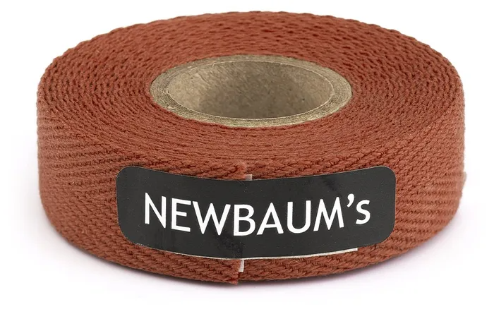 Newbaums Cloth Handlebar Tape (2 Rolls) — Brown