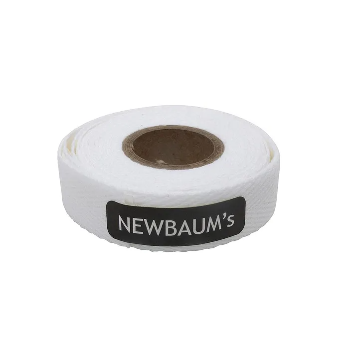 Newbaums Cloth Handlebar Tape (2 Rolls) — White