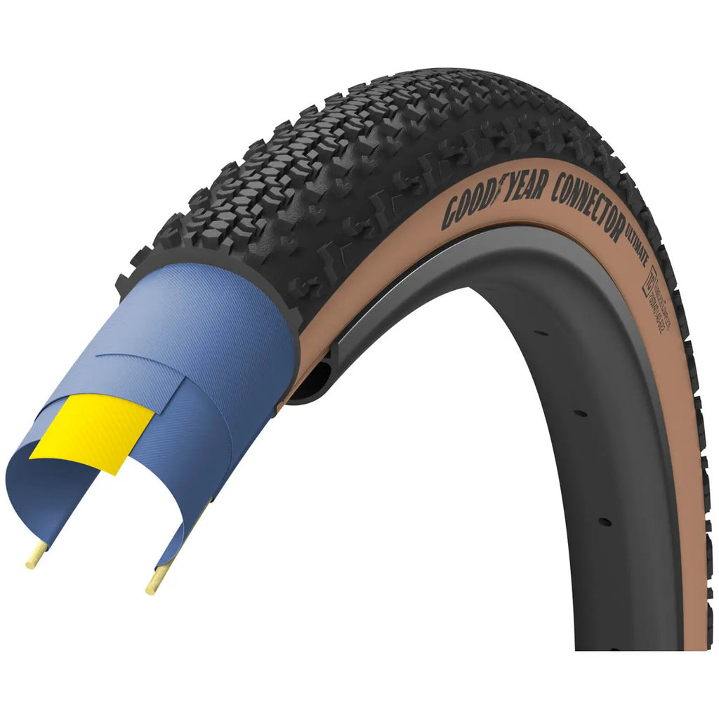 Goodyear Connector Ultimate Tubeless Tyre (Tan Wall) — 700 x 40c